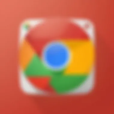 Google Chrome logo on Ubuntu desktop