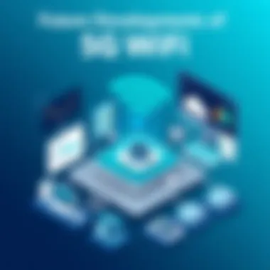 Infographic depicting the future developments of 5G WiFi applications