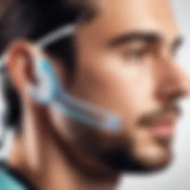 Bone Conduction in Medicine Medical professional discussing bone conduction technology