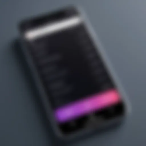 An illustrative representation of a smartphone screen displaying a caller ID announcer app interface