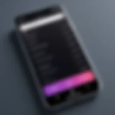 Smartphone Caller ID Announcer App Interface An illustrative representation of a smartphone screen displaying a caller ID announcer app interface
