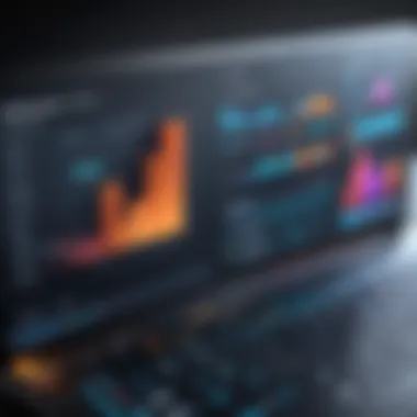 Graph displaying performance metrics of various software solutions