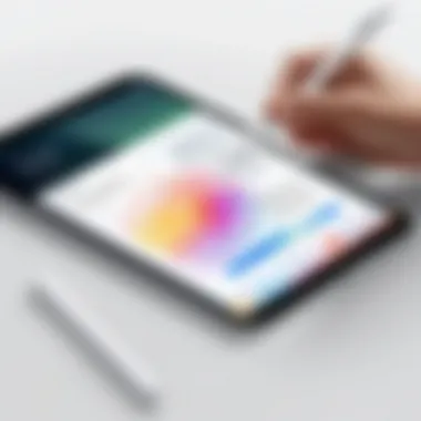 Illustration of features and benefits of Apple Pencil with iPhone