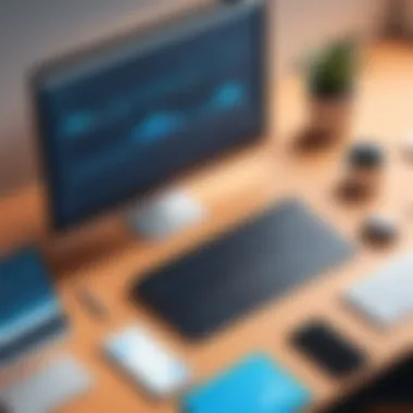 Tools for Enhancing Productivity Visual representation of productivity tools for internet monitoring