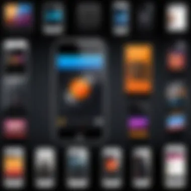 The Evolution of iPhone Music Players Visual representation of the evolution of iPhone music players