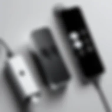 Compatibility Overview for Apple TV Remote Charger Comparison chart of compatible devices with the Apple TV remote charger