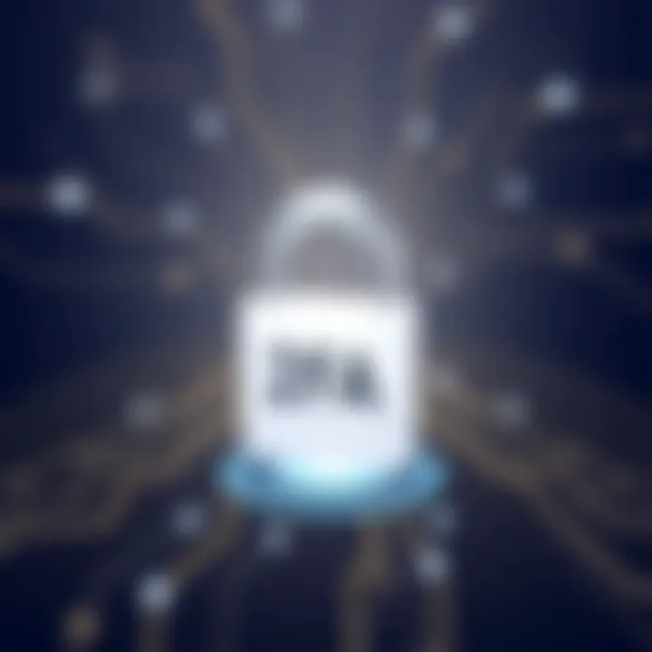 An illustration of a lock symbolizing security.