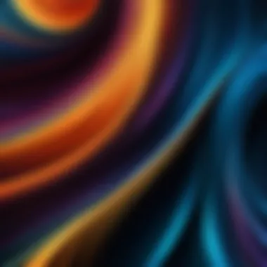 Dynamic abstract patterns flowing seamlessly