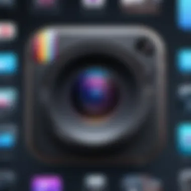 Illustration of enhanced video content created for Instagram