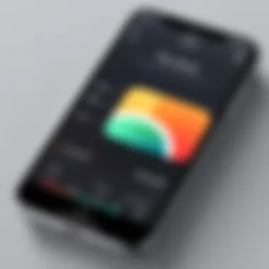 iPhone displaying call recording app interface