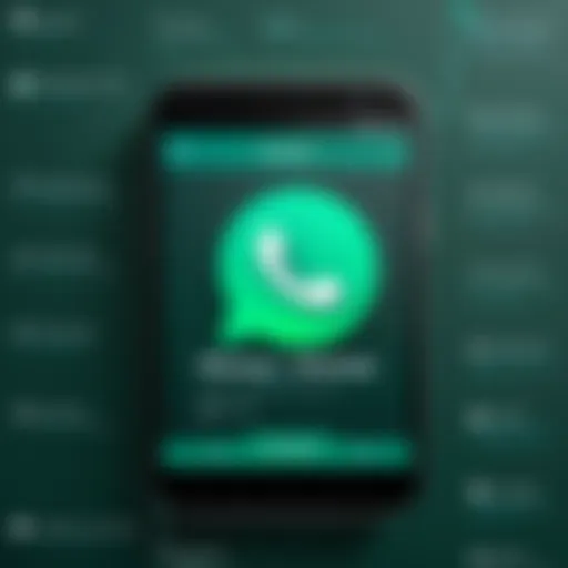 A visual representation of WhatsApp's contact list interface