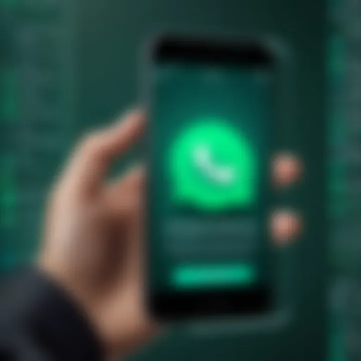 Infographic detailing privacy measures on WhatsApp